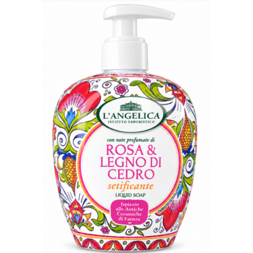 Рідке мило для рук L'Angelica Rosa & Legno di Cedro, 500 мл